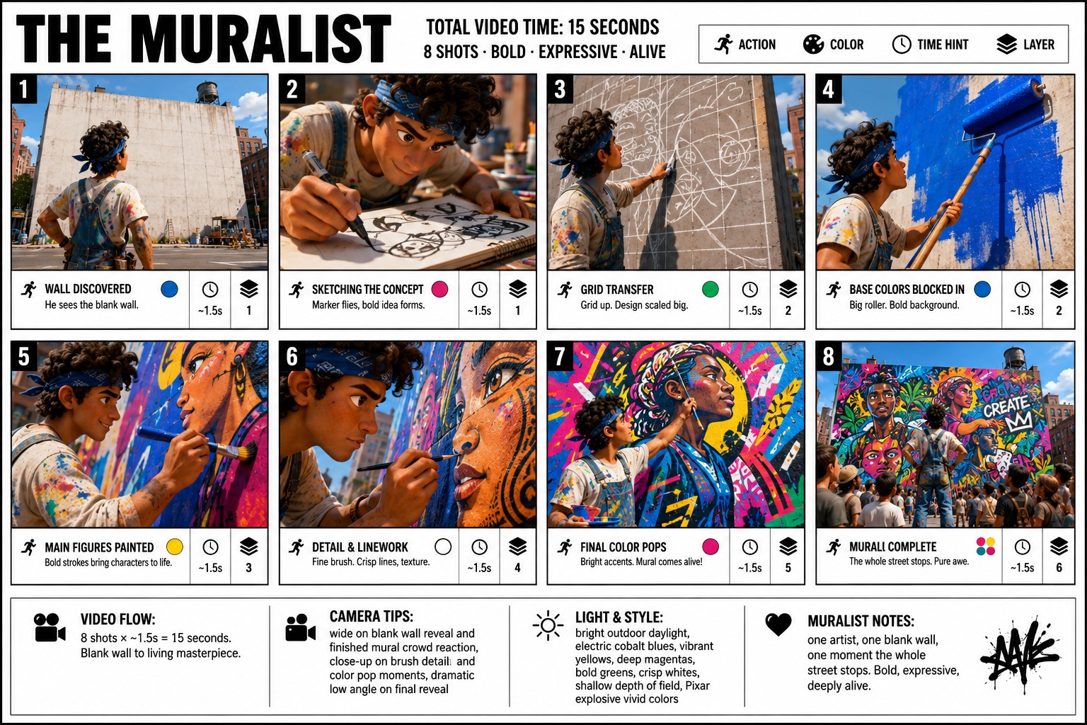 The Muralist Storyboard
