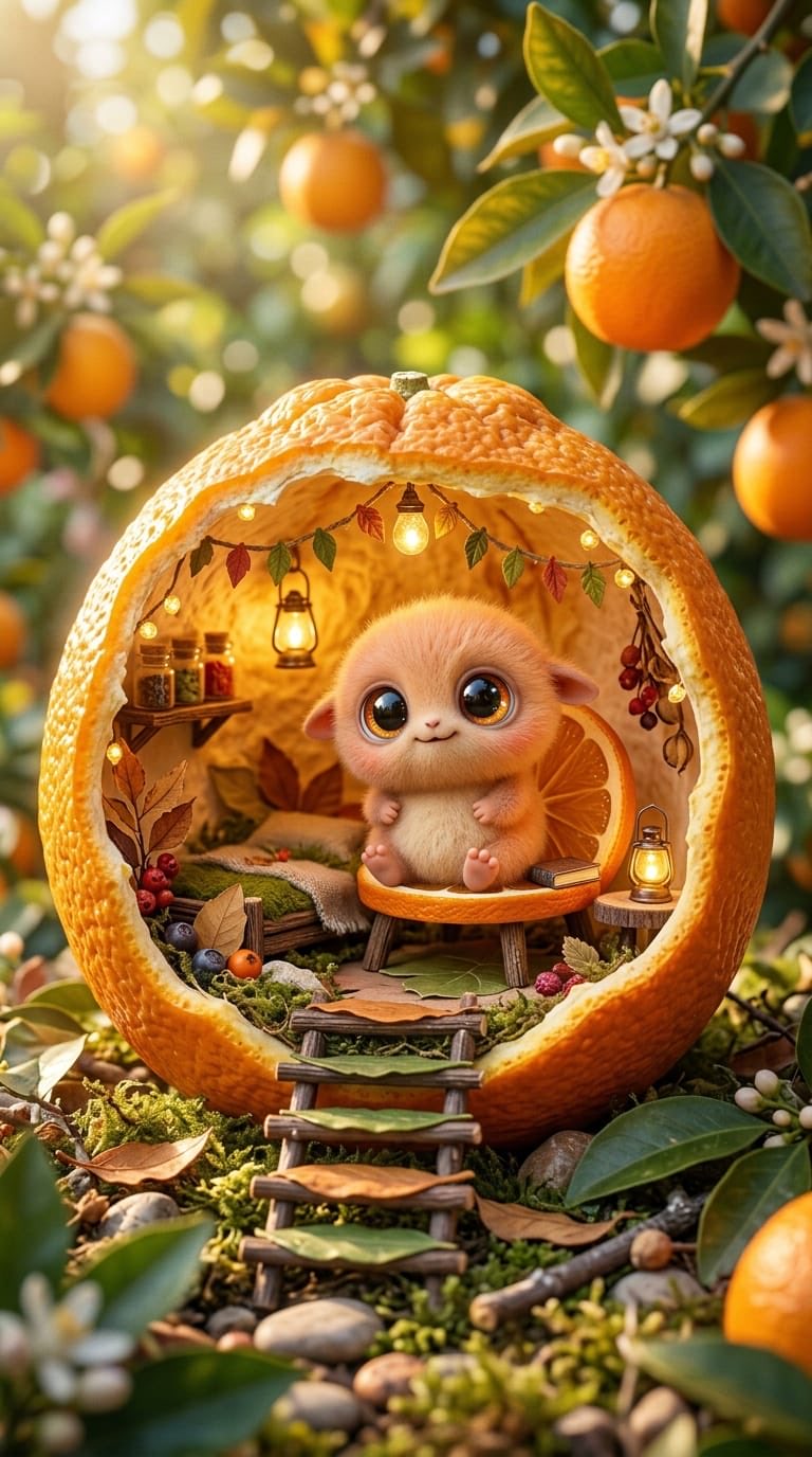Tiny Creature's Magical Fruit House