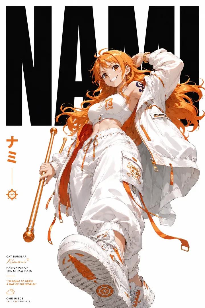 Anime Techwear Character Poster