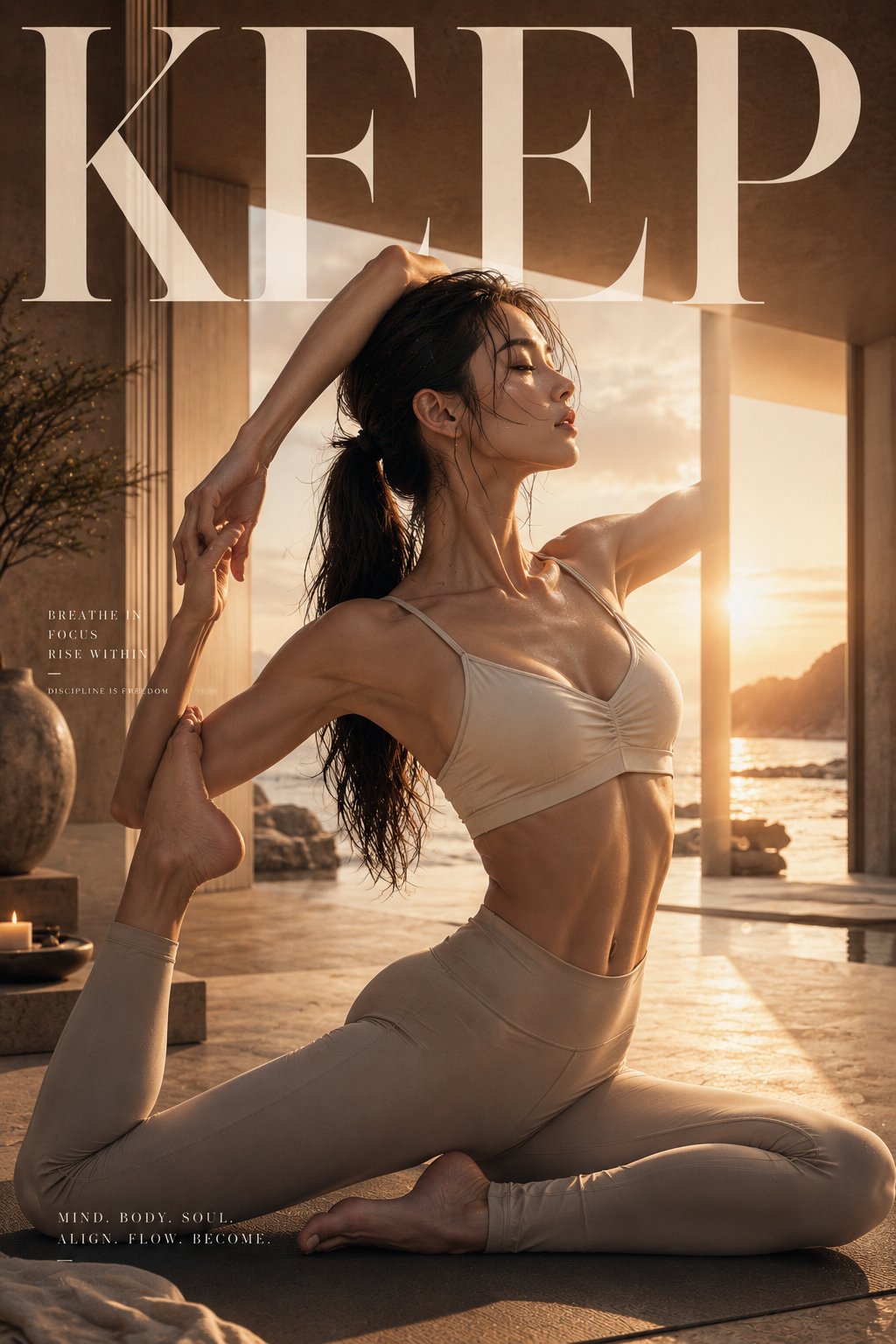 Luxury Cinematic Yoga Poster Guide
