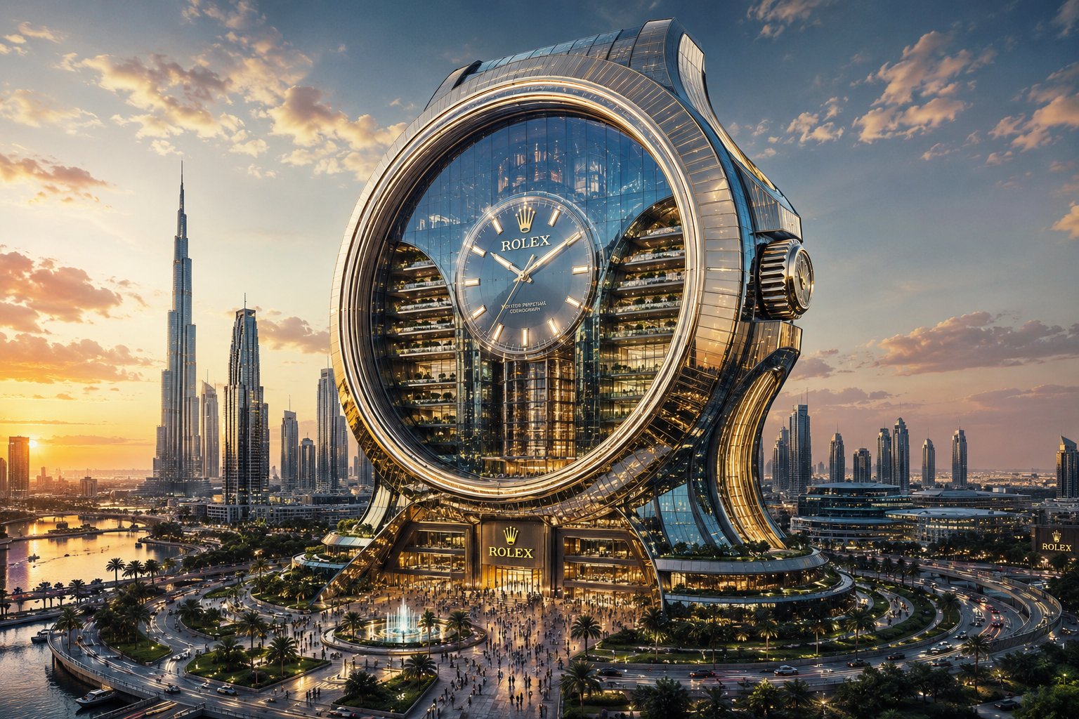 Ultra-Luxury Brand Megastructure Headquarters