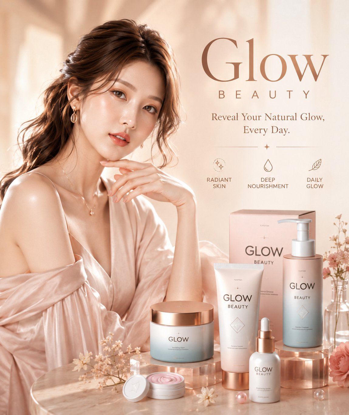 Luxury Porcelain Skin Beauty Campaign