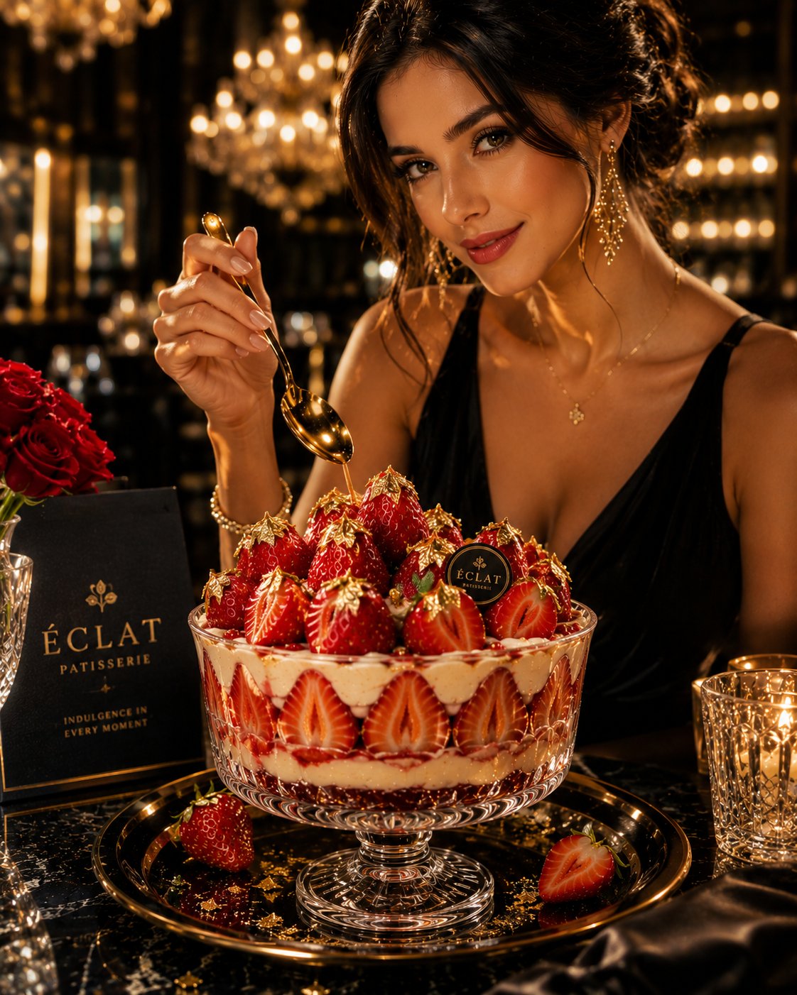 Golden Strawberry Luxury Indulgence