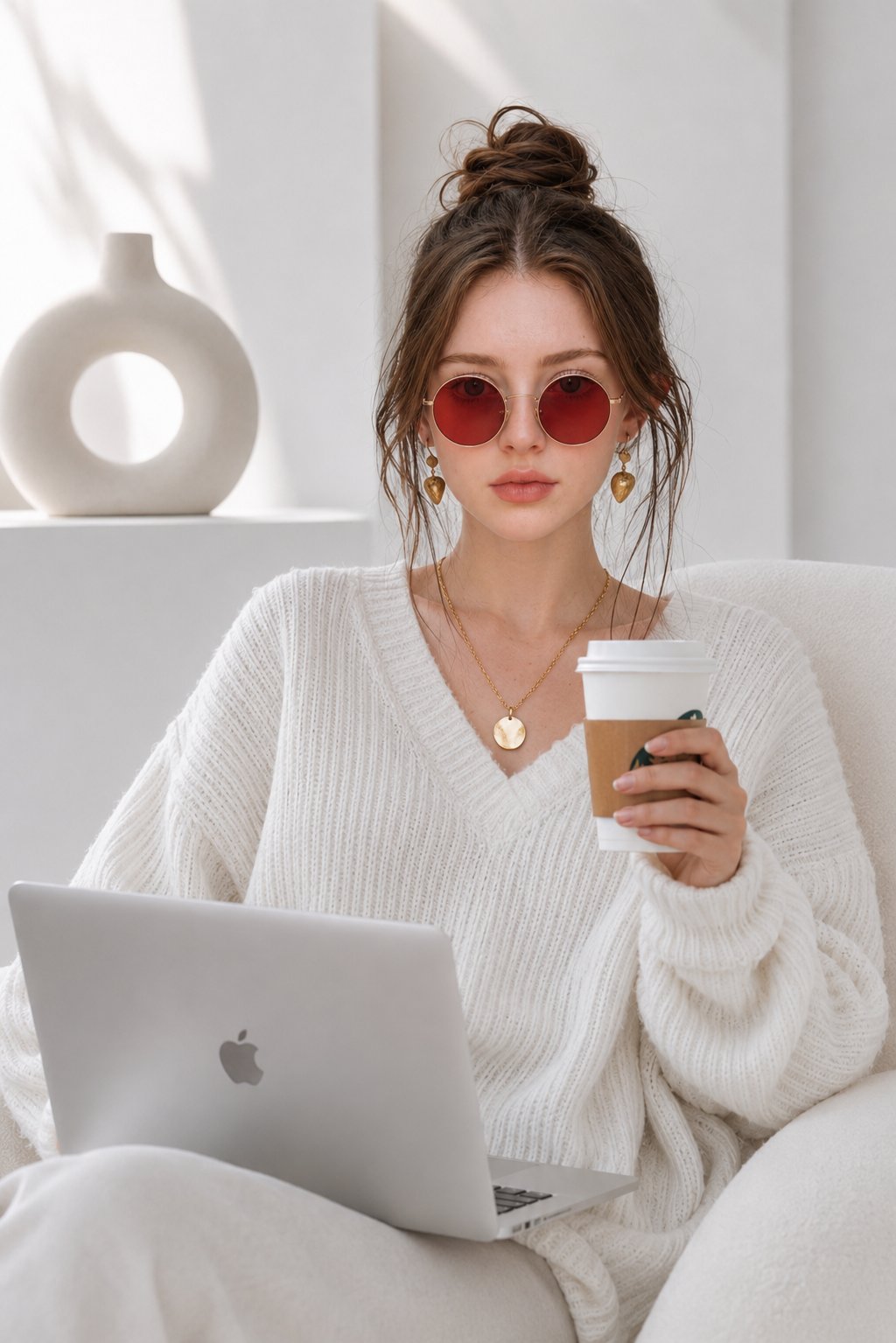 Minimalist Fashion Editor Portrait
