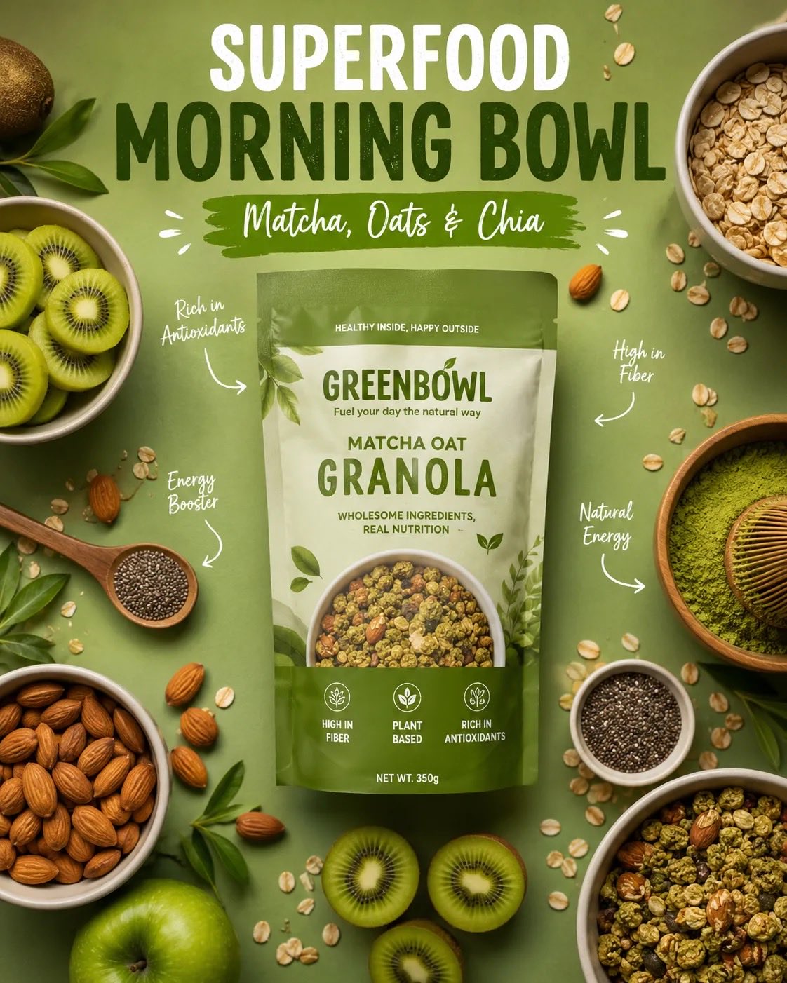 Premium Cereal Brand Posters