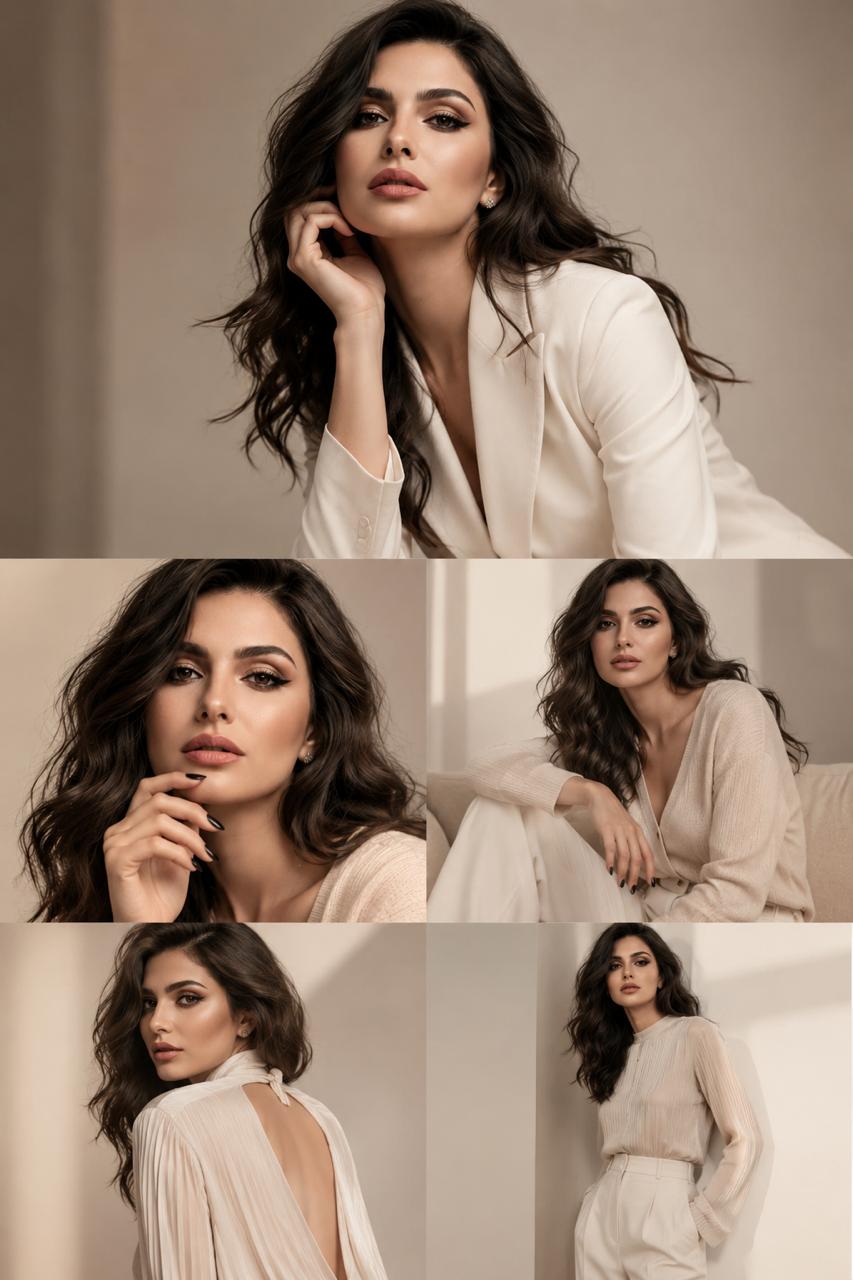 Porcelain Elegance Fashion Editorial