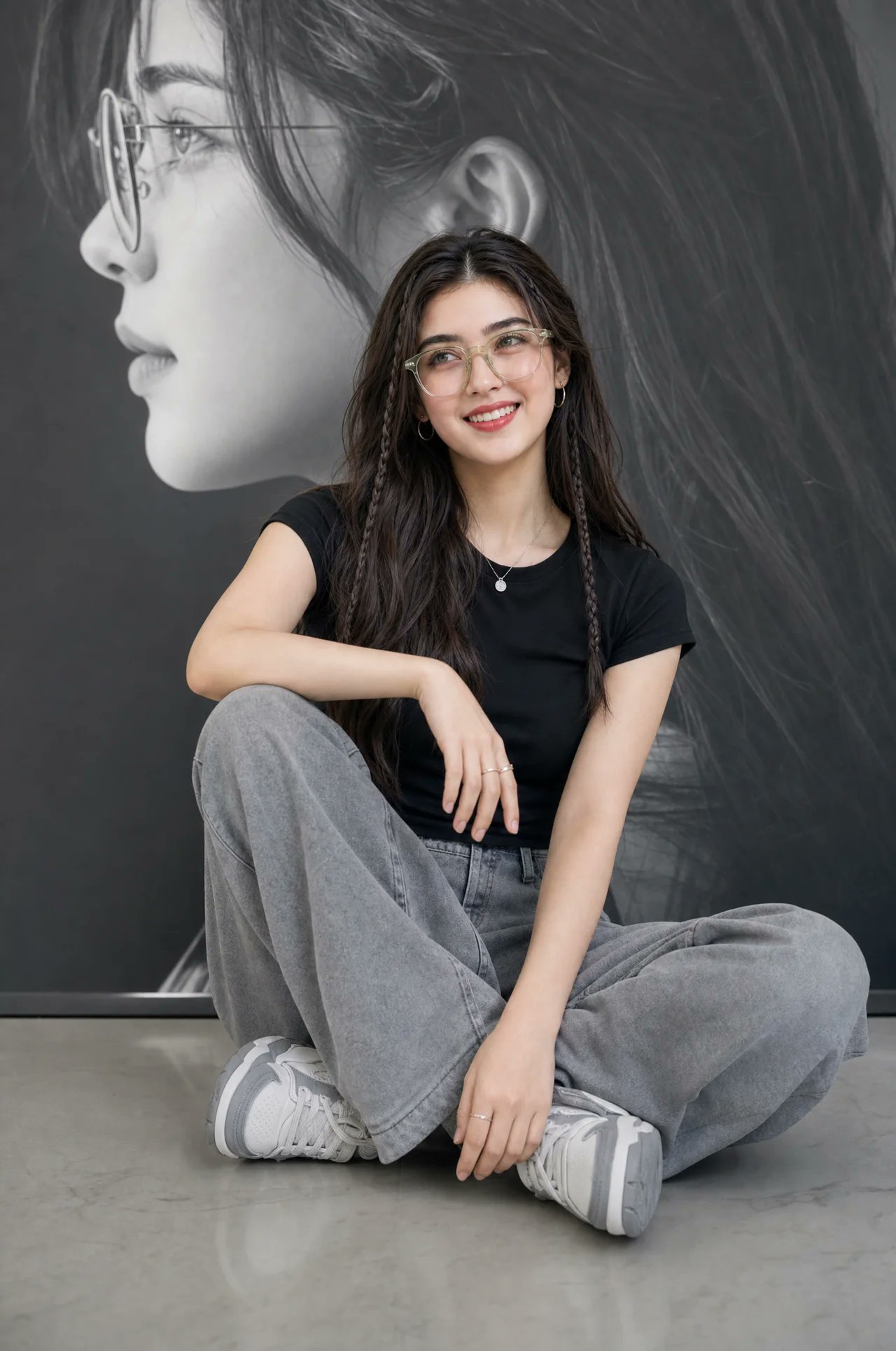 Cinematic Studio Fashion Portrait