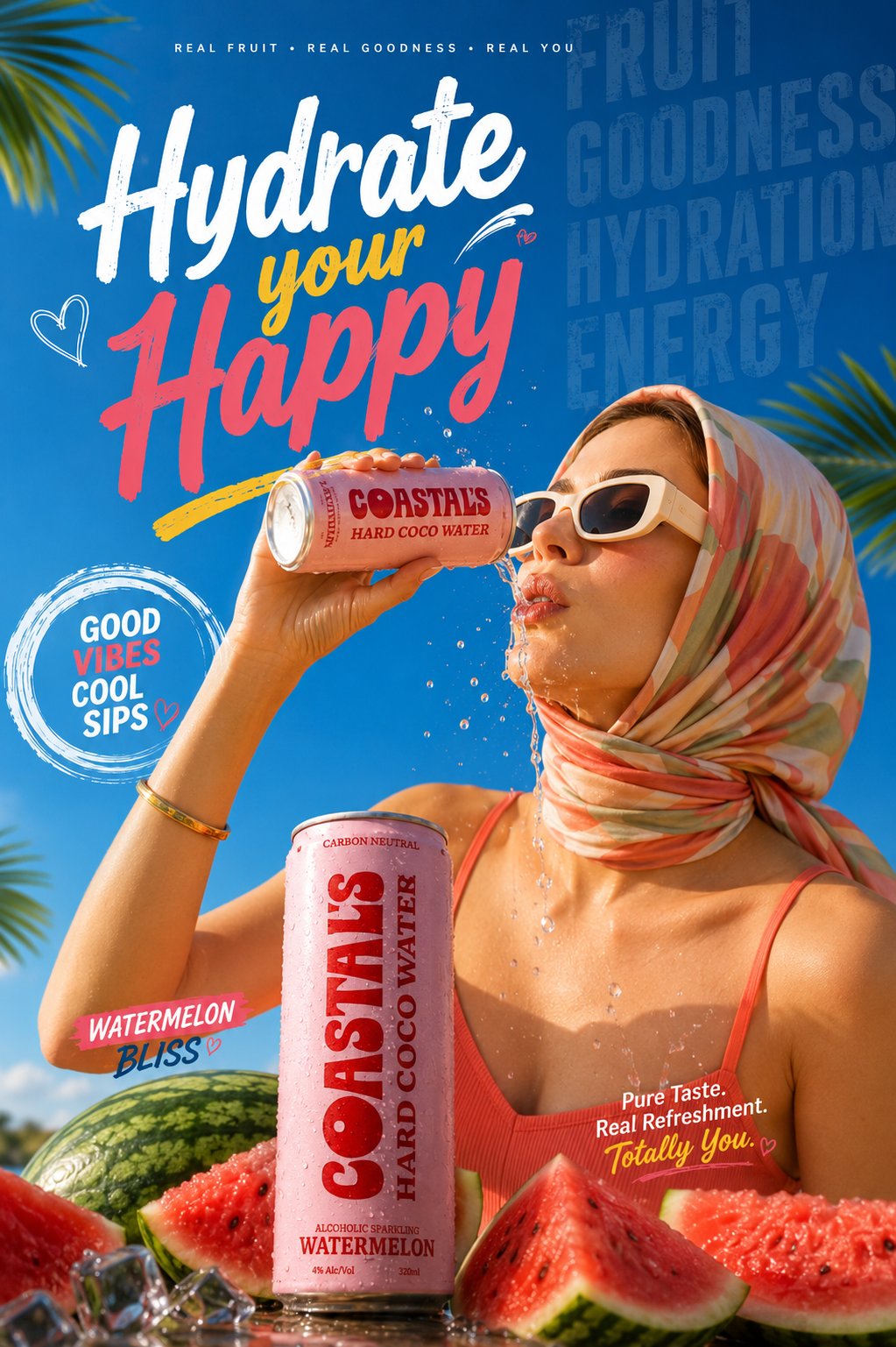 Summer Drink Fashion Campaign