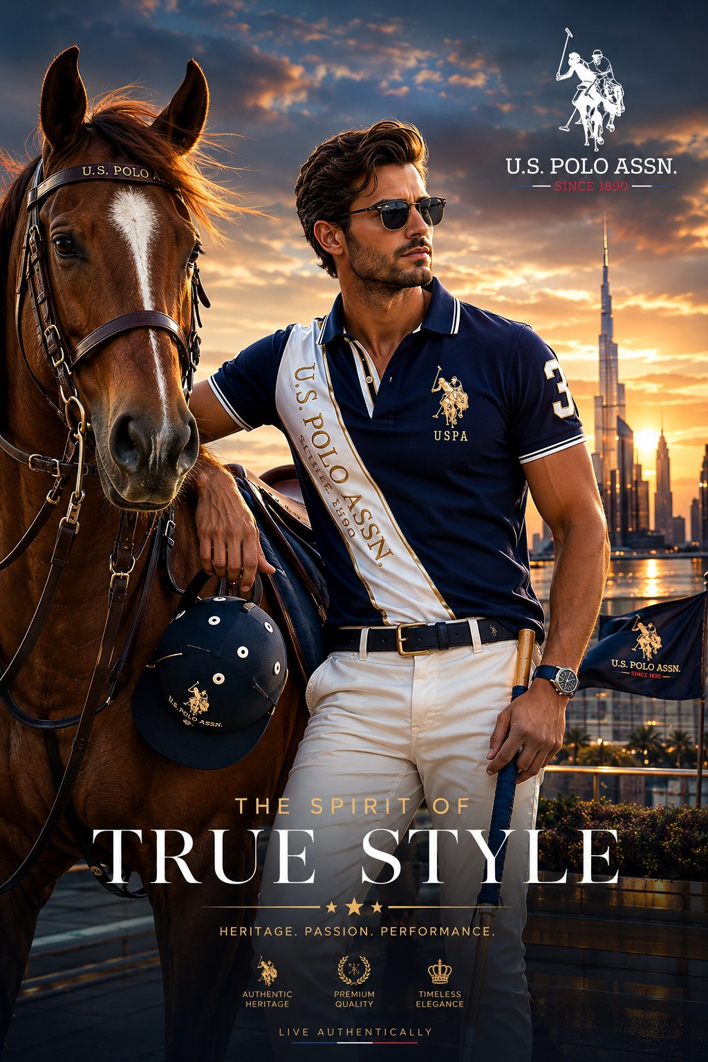 Luxury Polo Fashion Poster