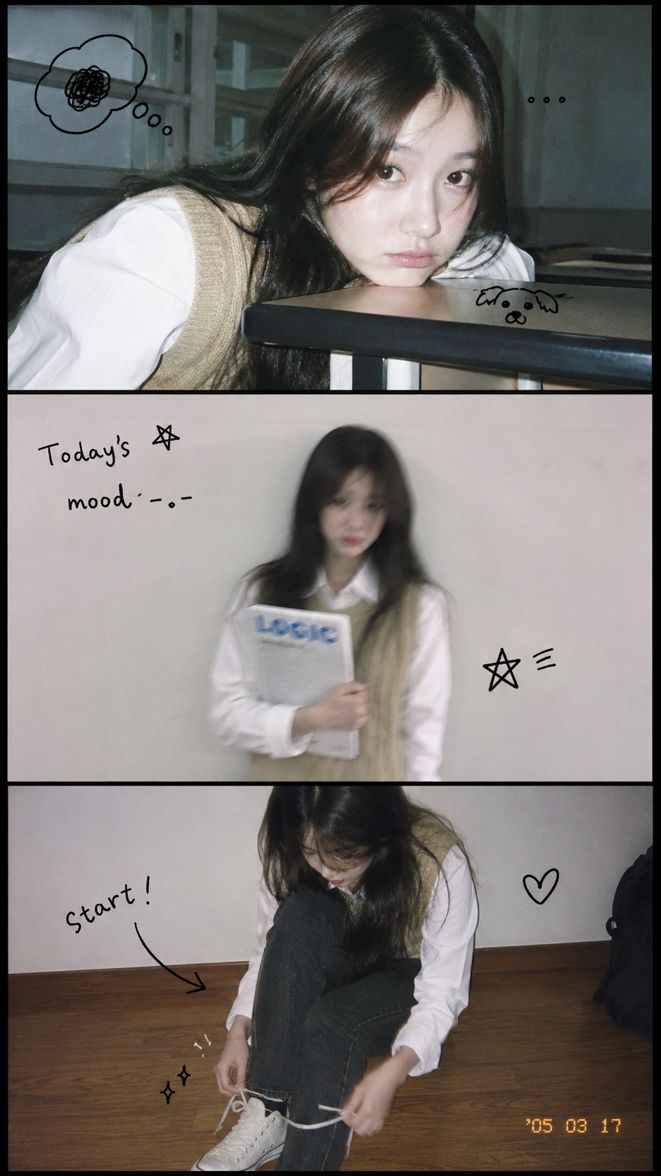 Retro Campus Photo Strip