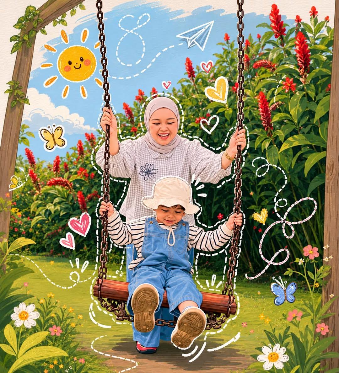 Magical Garden Swing Storybook