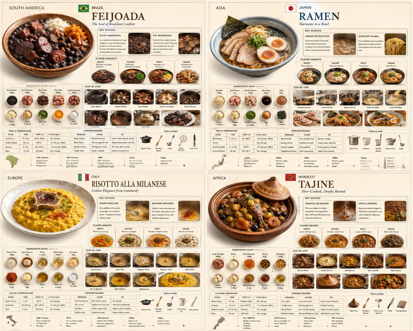 World Food Encyclopedia Cooking Cards