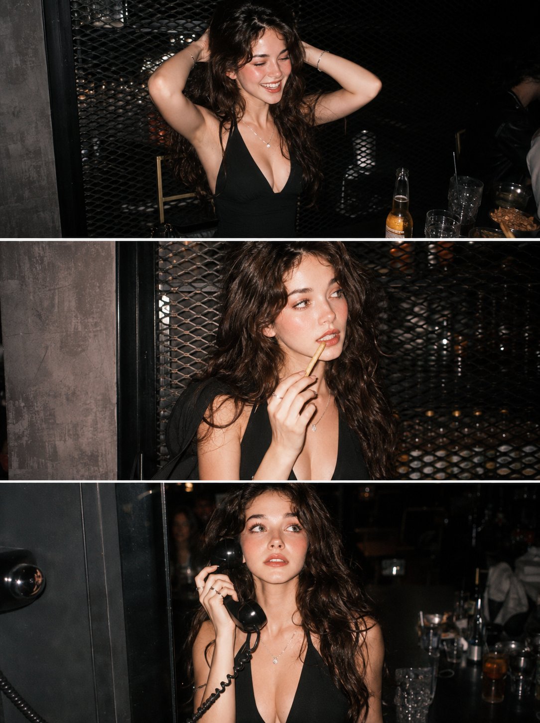 Y2K Flash Bar Girl Nightlife
