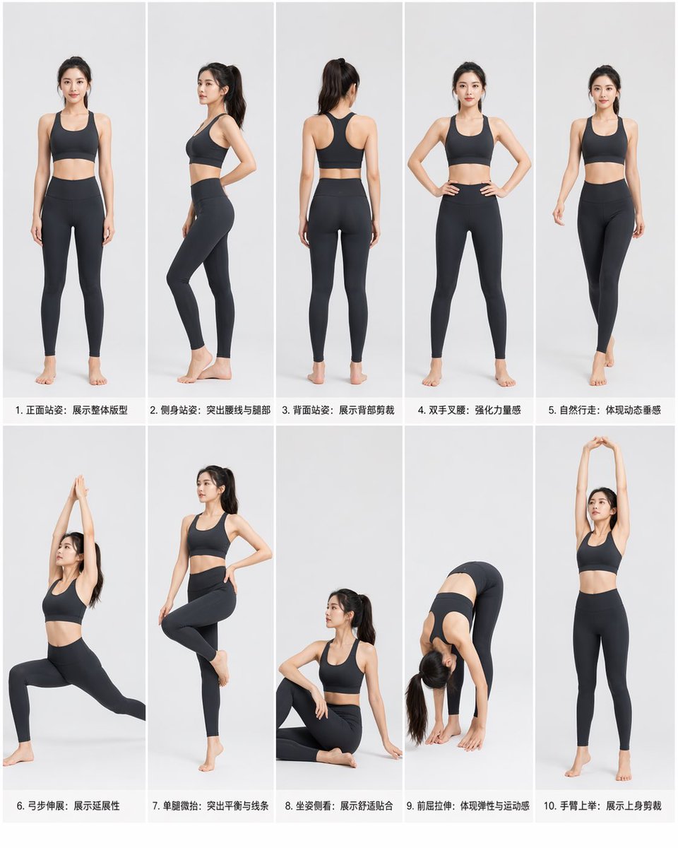 Yoga Wear Photography Pose Guide