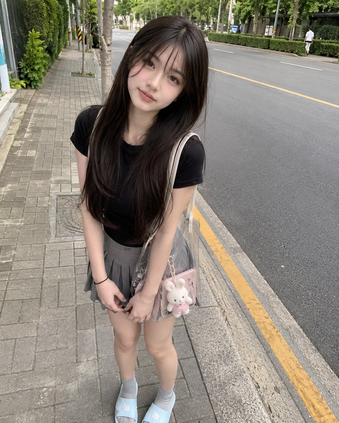 Casual Japanese Girl Street Snap
