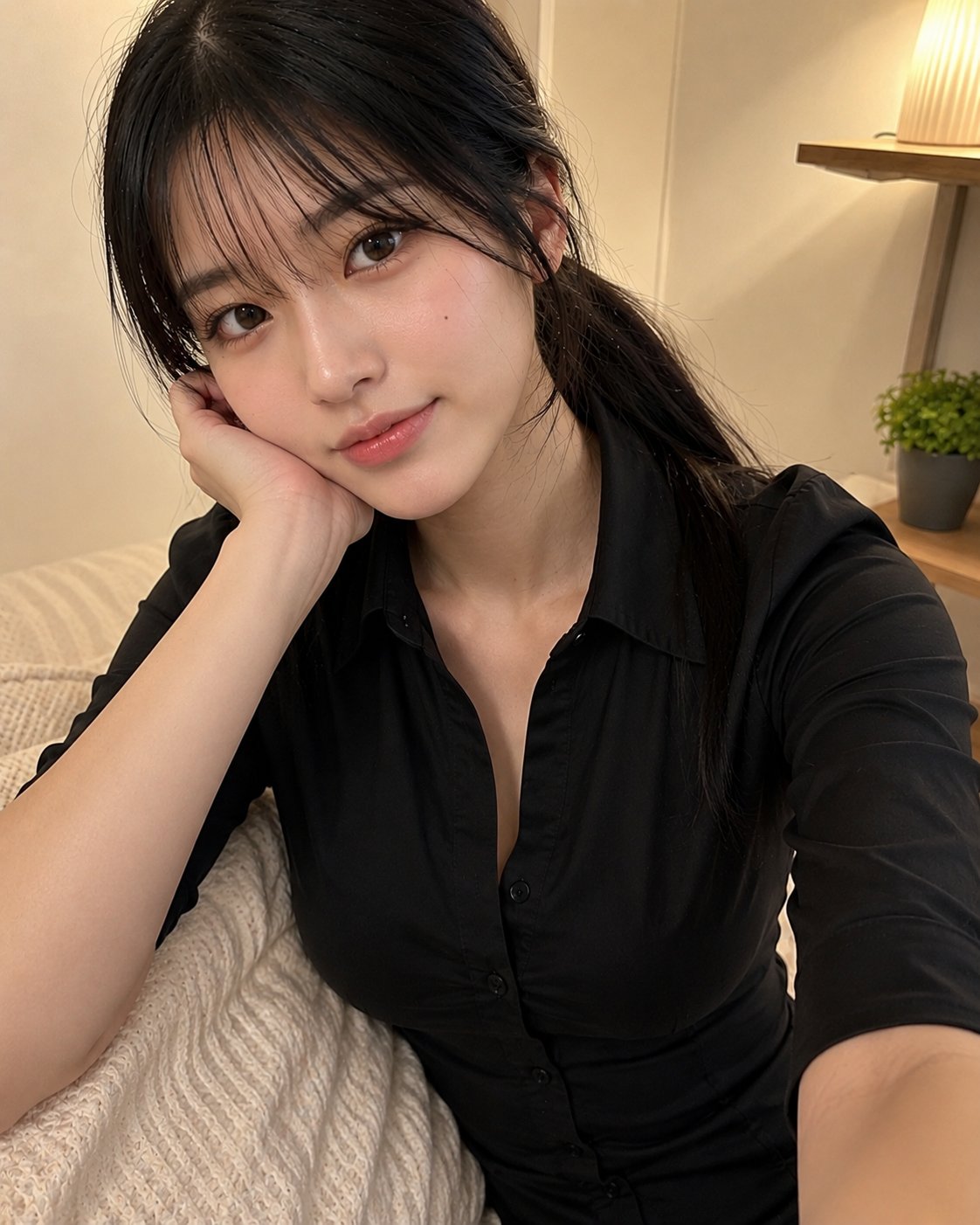 Japanese Schoolgirl Casual Selfie