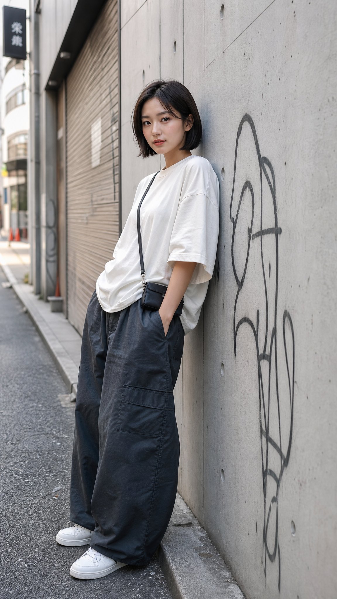 Cool Japanese Girl Urban Portrait