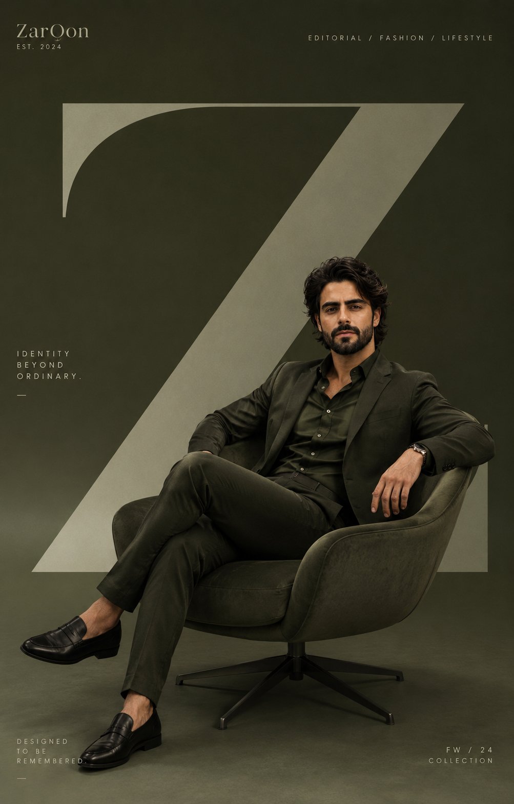 ZarOon Editorial Luxury Poster