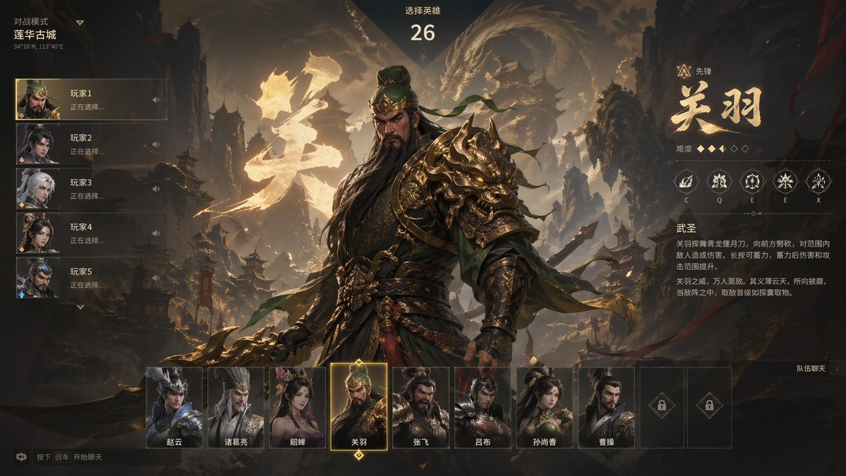 Valorant-Style Three Kingdoms FPS
