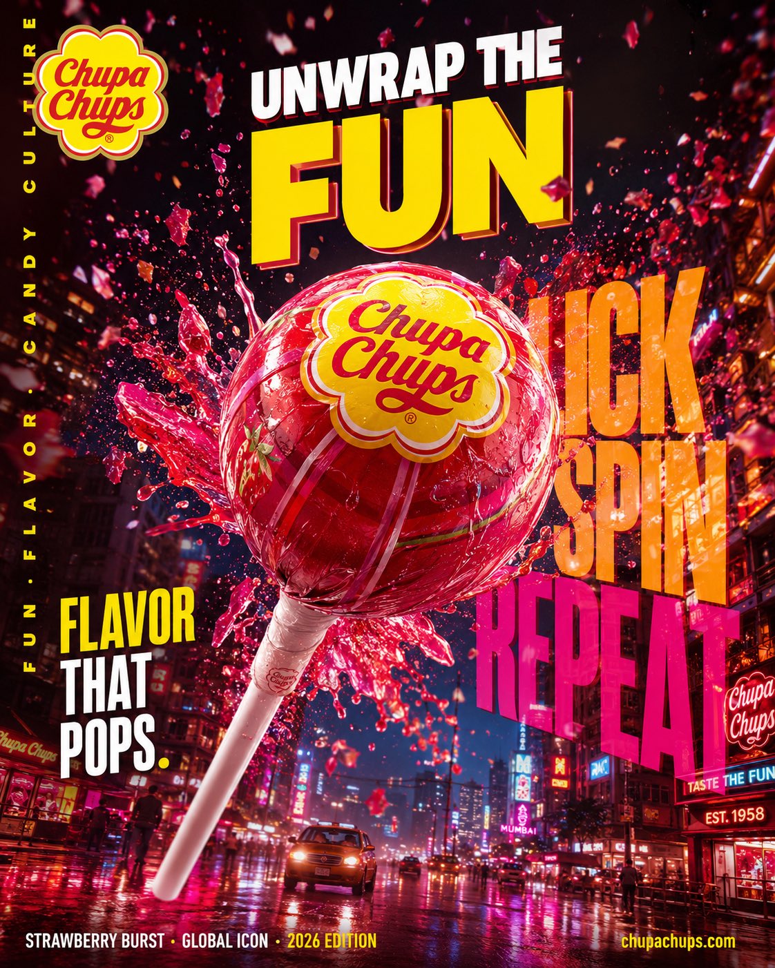 Neon Lollipop Explosion