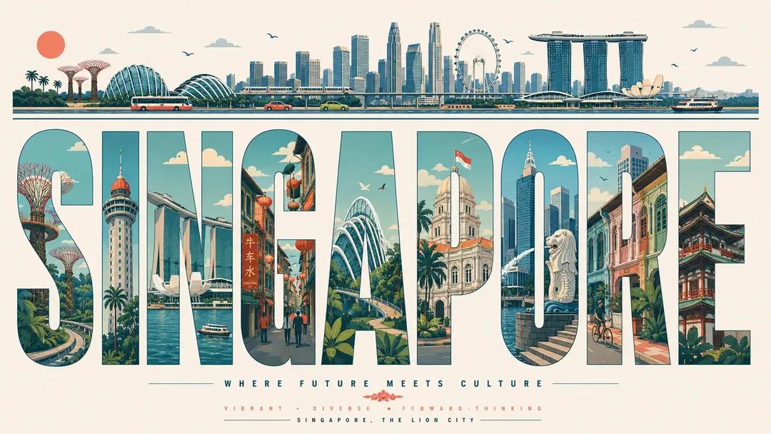City Letter Travel Poster