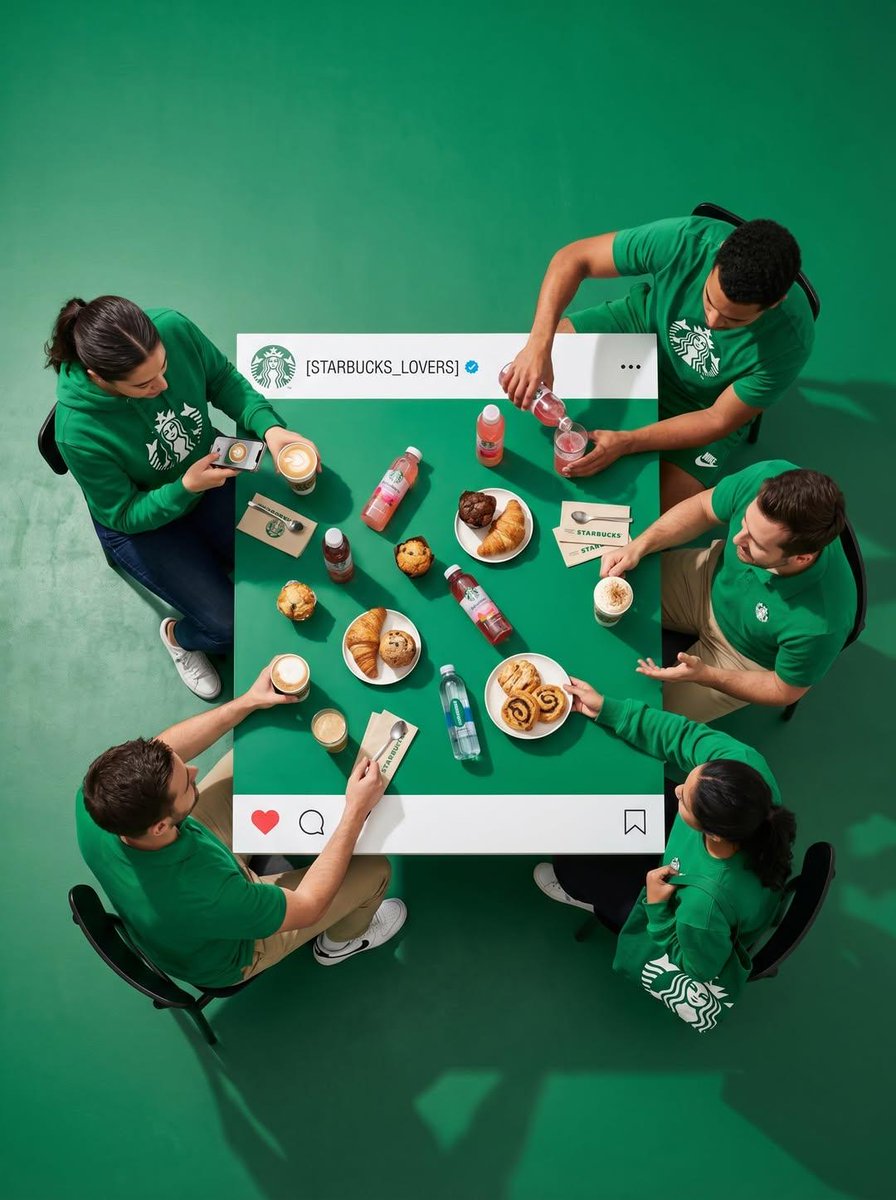 Table Styled As Instagram Post