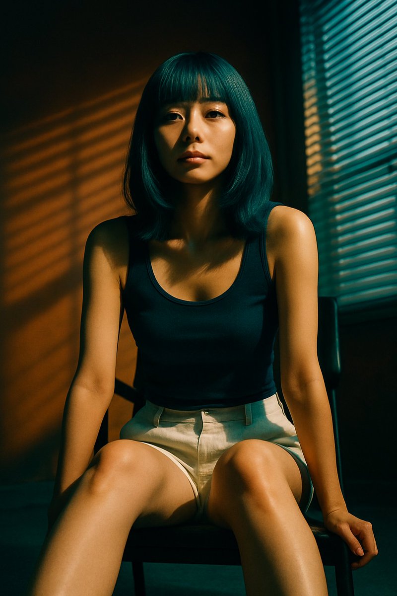 Blind Light Cinematic Portrait