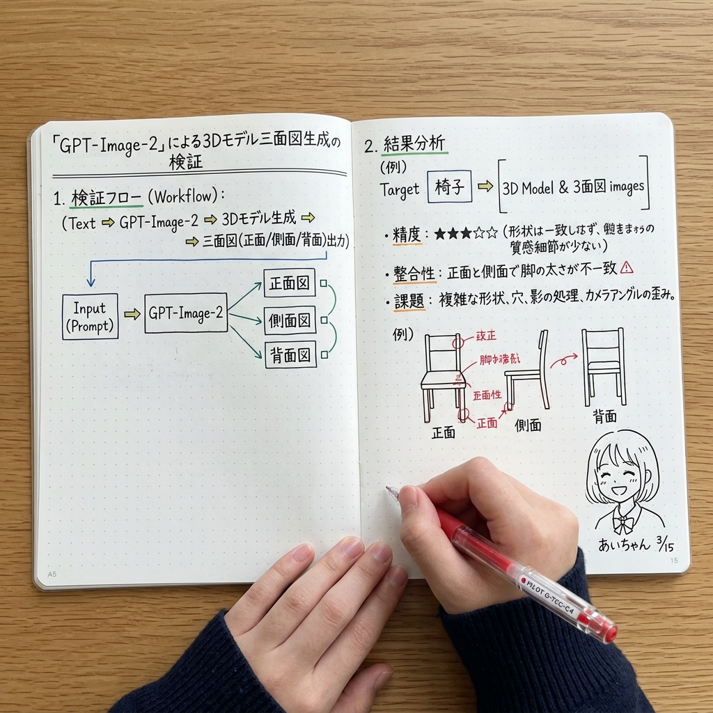 AI Three-View Generation Test