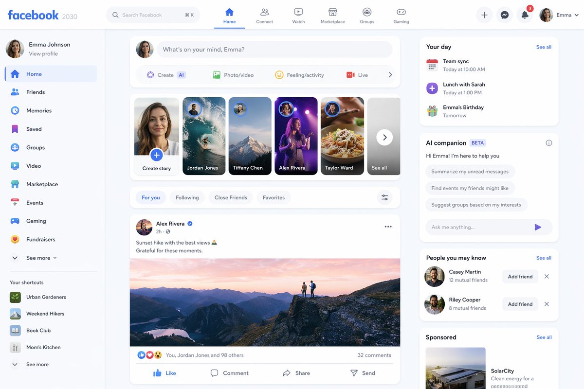 Facebook 2030 Annual Meeting Vision