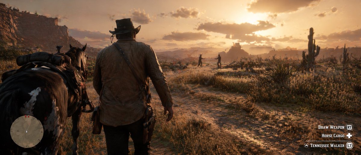 Cowboy Sunset Ride Westworld
