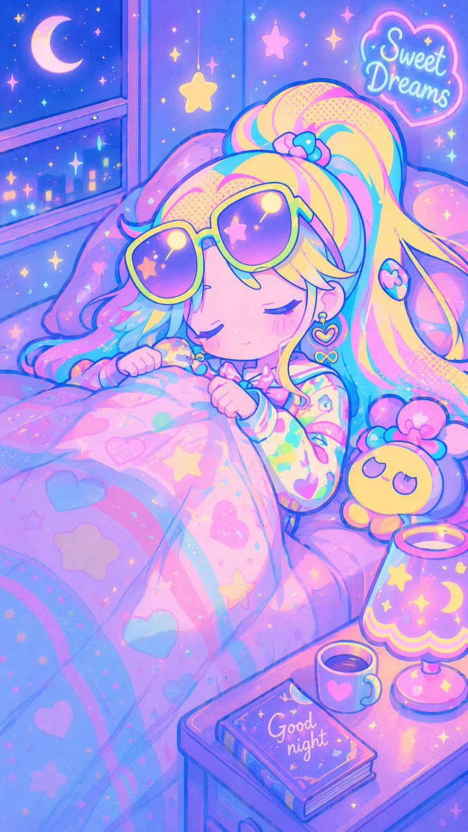Neon Sweet Dreams Girl