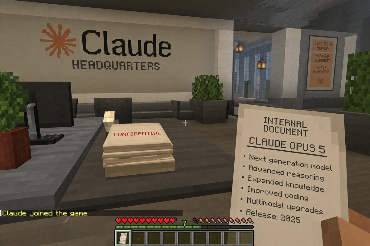 Voxel Game Secret Document Screenshot