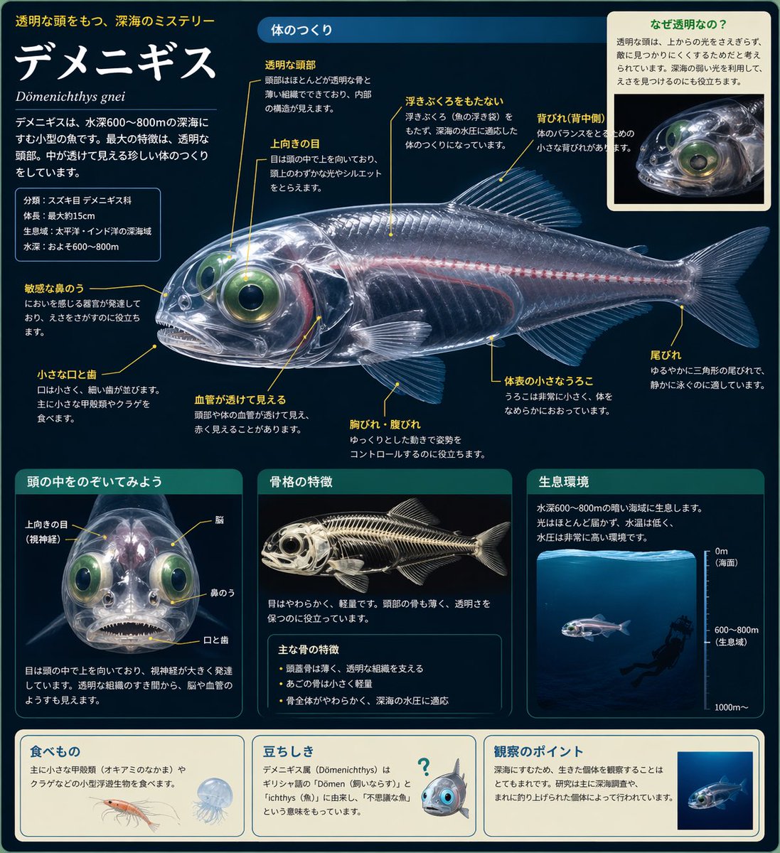Deep Sea Fish Anatomy Revealed