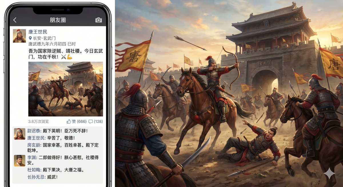 Li Shimin's Viral Xuanwu Gate Post