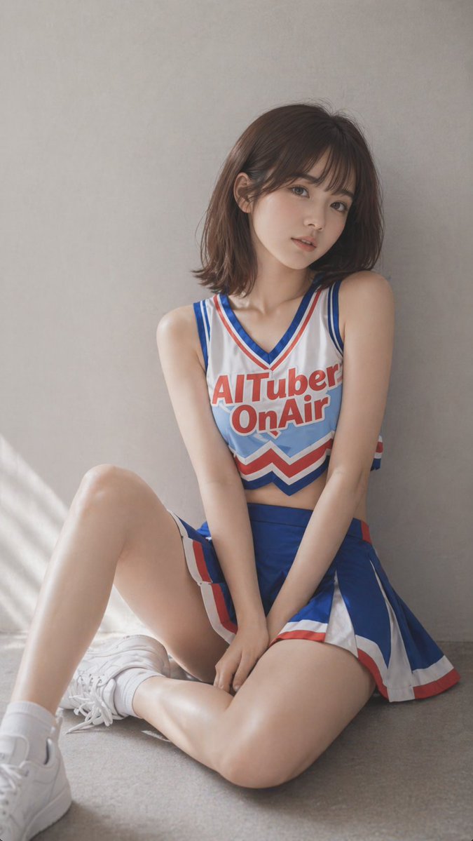 Shy Cheerleader Portrait