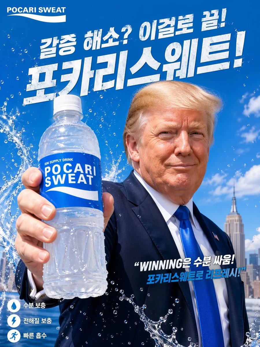 Trump-Style Pocari Sweat Ad