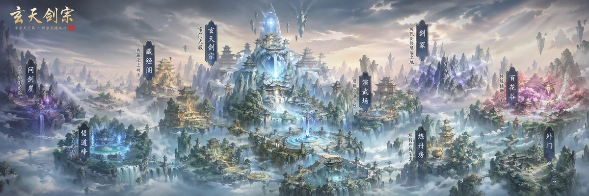 Xuantian Sword Sect Cinematic Map