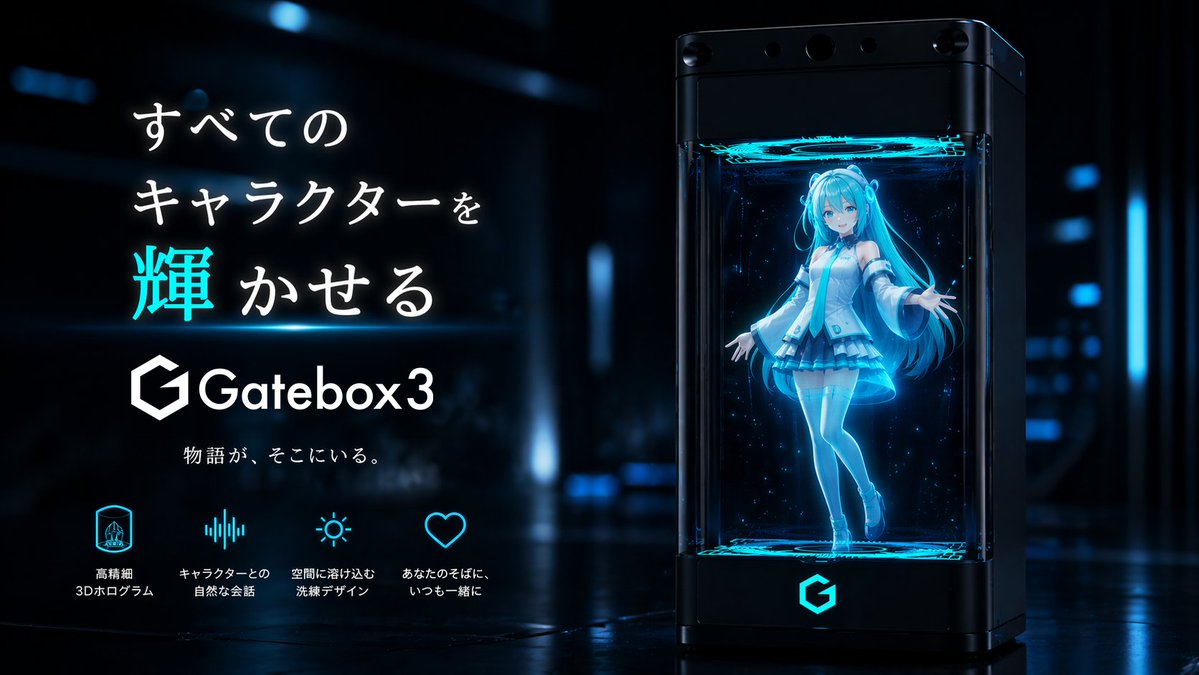 Gatebox3 Holographic Anime Idol