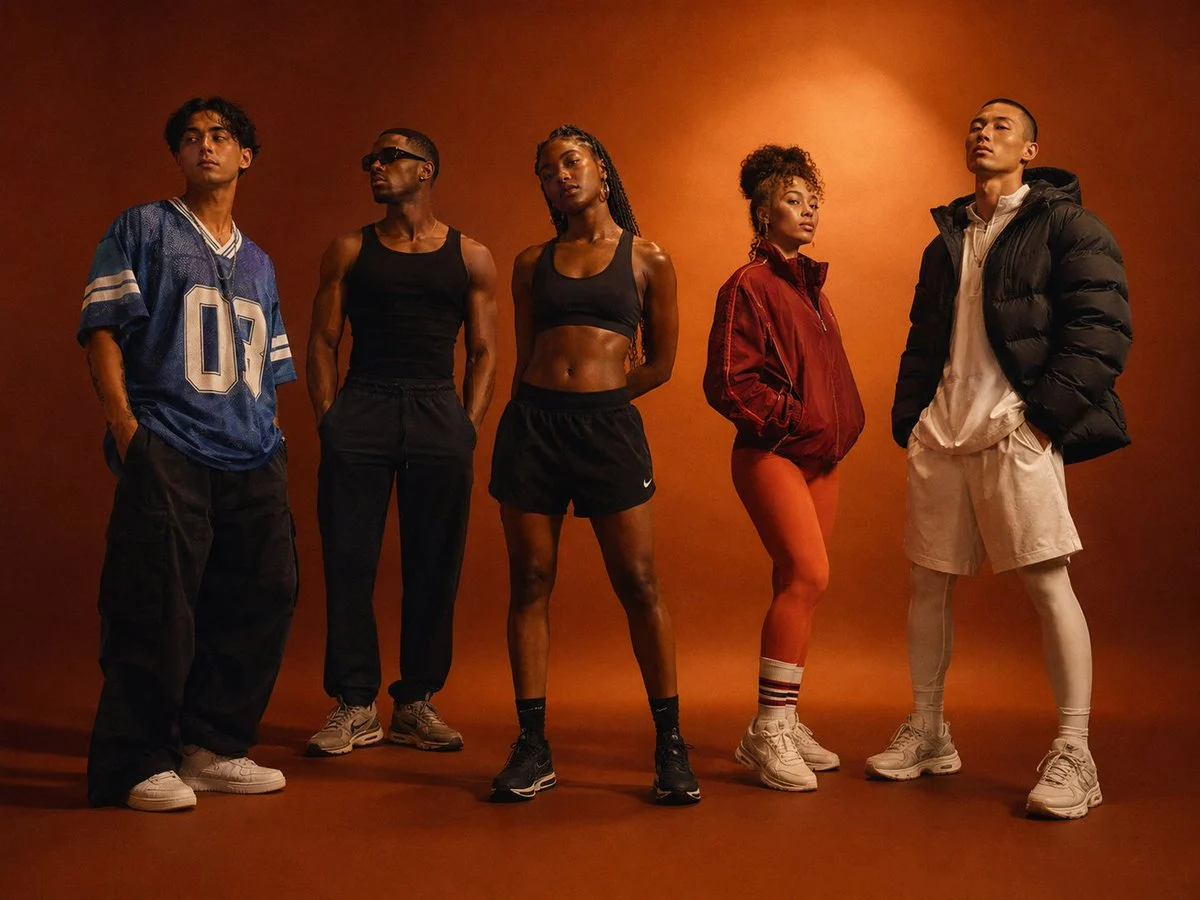 Diverse Athletes Fashion Portrait