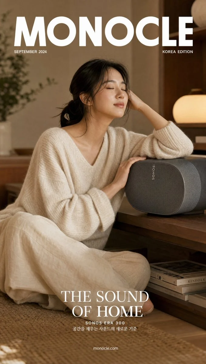 Korean Lifestyle Magazine Cover Art