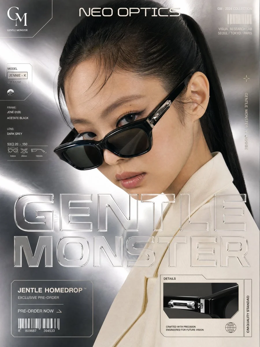 Jennie Kim Neo Optics Poster