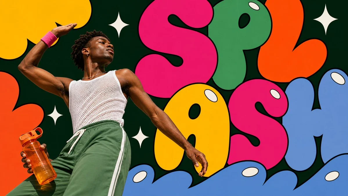 Pop Bubble Letter Poster Style
