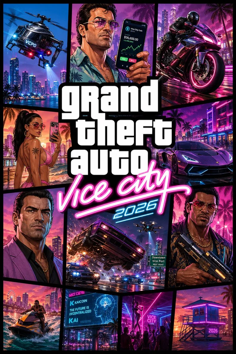 Vice City 2026 Key Art