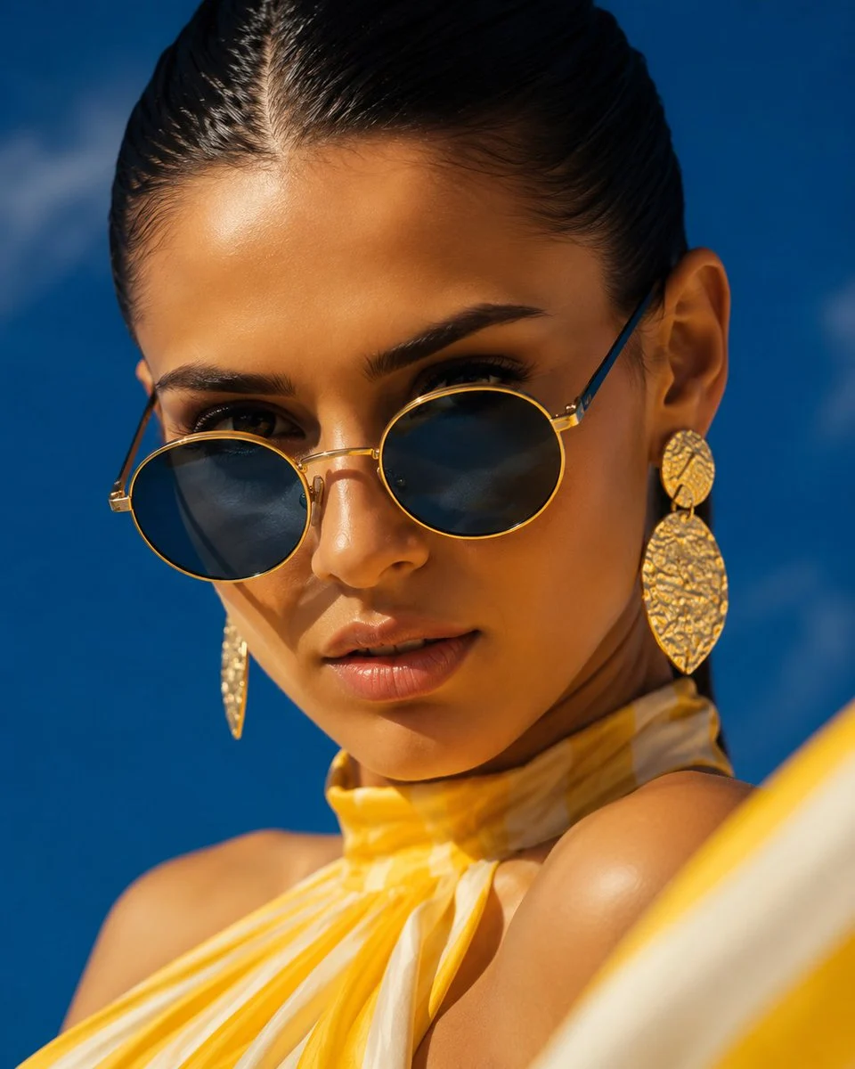 Dramatic Desert Fashion Shot