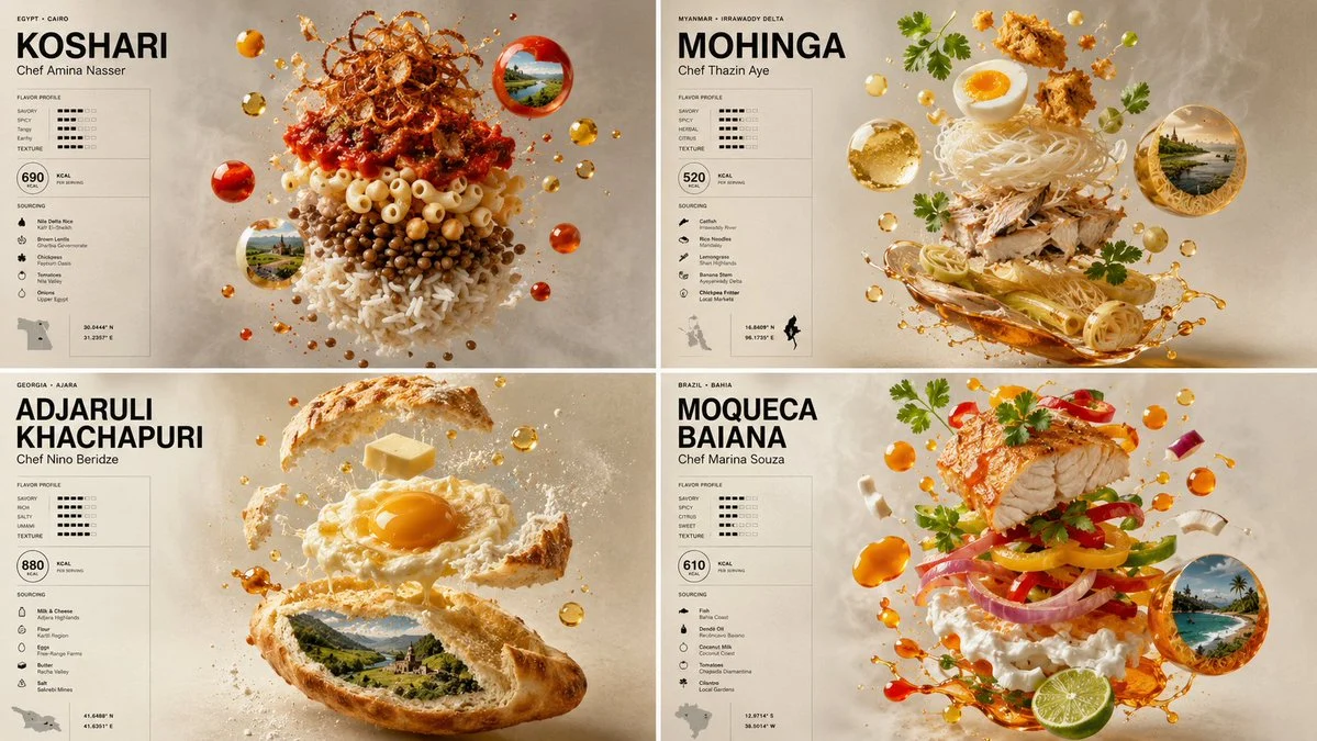 Deconstructed Food Art Posters