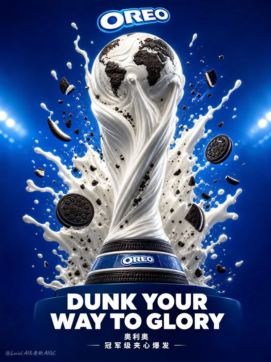Oreo Premium World Cup Trophy Poster