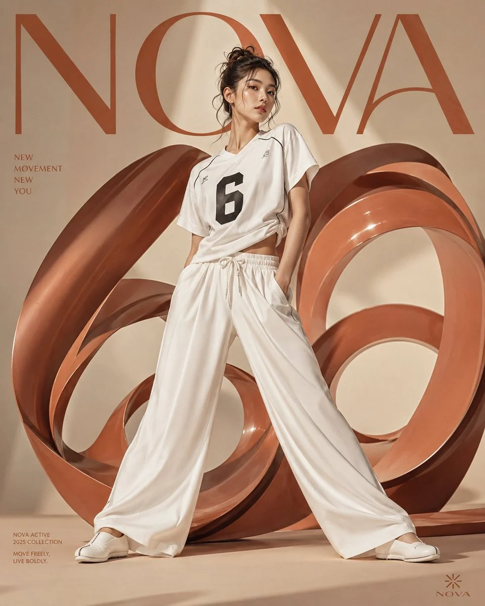 Luxury Korean Activewear Editorial