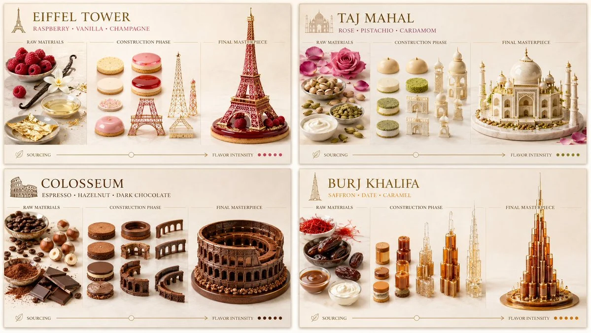 AI Michelin Dessert Architecture