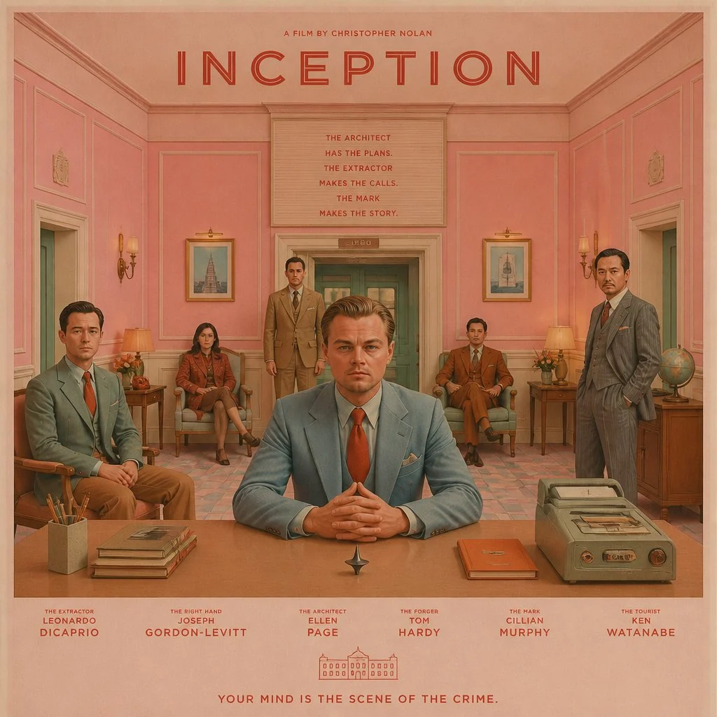 Wes Anderson Movie Reimagine Prompt