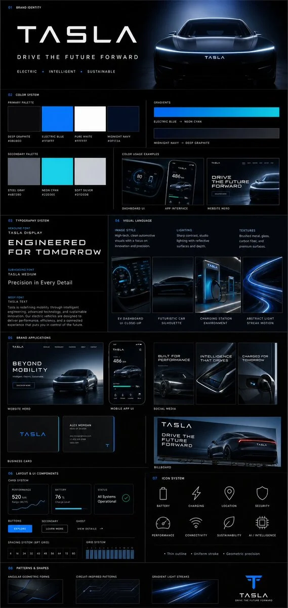 Premium Brand Guideline Board